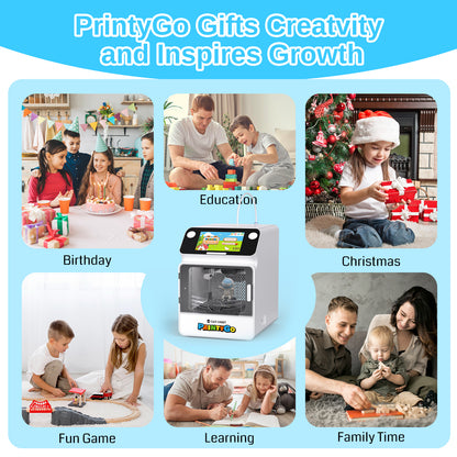SainSmart PrintyGo 3D Printer for Kids, Safe & Easy 3D Printing for Creative STEM Learning