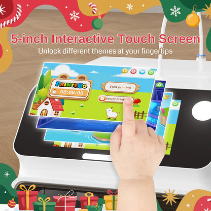 SainSmart PrintyGo 3D Printer for Kids, Safe & Easy 3D Printing for Creative STEM Learning