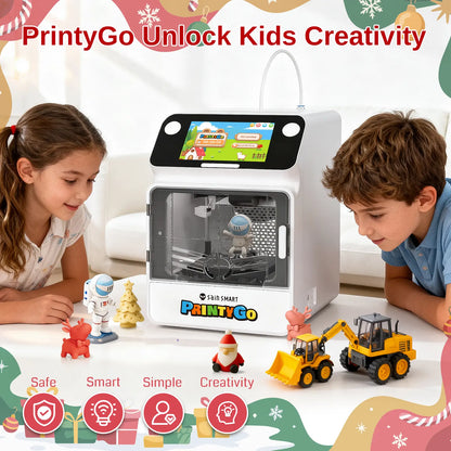 SainSmart PrintyGo 3D Printer for Kids, Safe & Easy 3D Printing for Creative STEM Learning