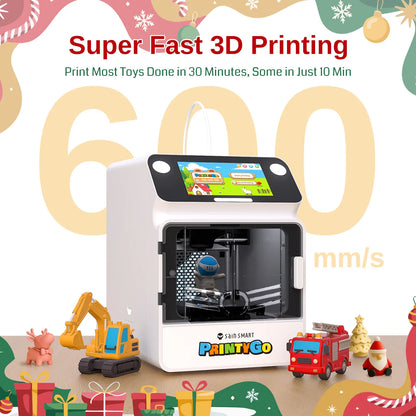SainSmart PrintyGo 3D Printer for Kids, Safe & Easy 3D Printing for Creative STEM Learning