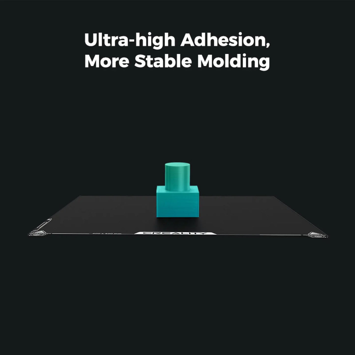 Creality Ender 5 Max Epoxy Resin Build Plate, 415×430mm Epoxy Resin Build Plate, Double-Sided Textured Spring Steel Platform, Flexible Durable Heat-Resistant Print Surface for 3D Printers