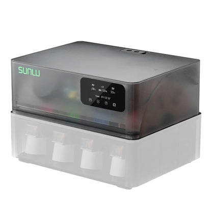 SUNLU Officiële AMS Heater, Filamentdroger compatibel met Bambu Lab AMS Gen 1, intelligente vochtregeling, bereikt 70 °C in 20 minuten, capaciteit voor 4 spoelen SUNLU Officiële AMS Heater, Filamentdroger compatibel met Bambu Lab AMS Gen 1, intelligente vochtregeling, bereikt 70 °C in 20 minuten, capaciteit voor 4 spoelen
