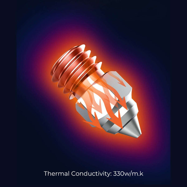 Creality High-end Copper Alloy Nozzle with High Temperature Wear Resis ...
