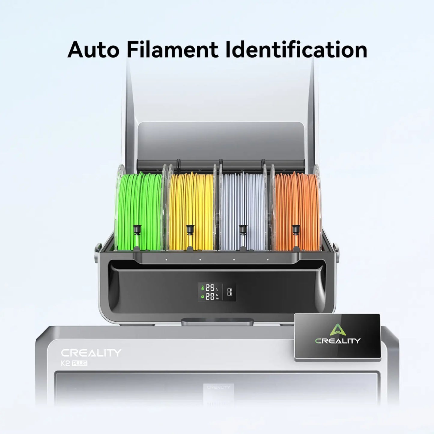 Creality CFS Multi-Color 3D Printer Filament System, Auto Material Identification, Smart Switching/Relay, Supports 4 Parallel Devices for 16 Color Printing, Compatible with K2 Plus/Hi Series 3D Printers
