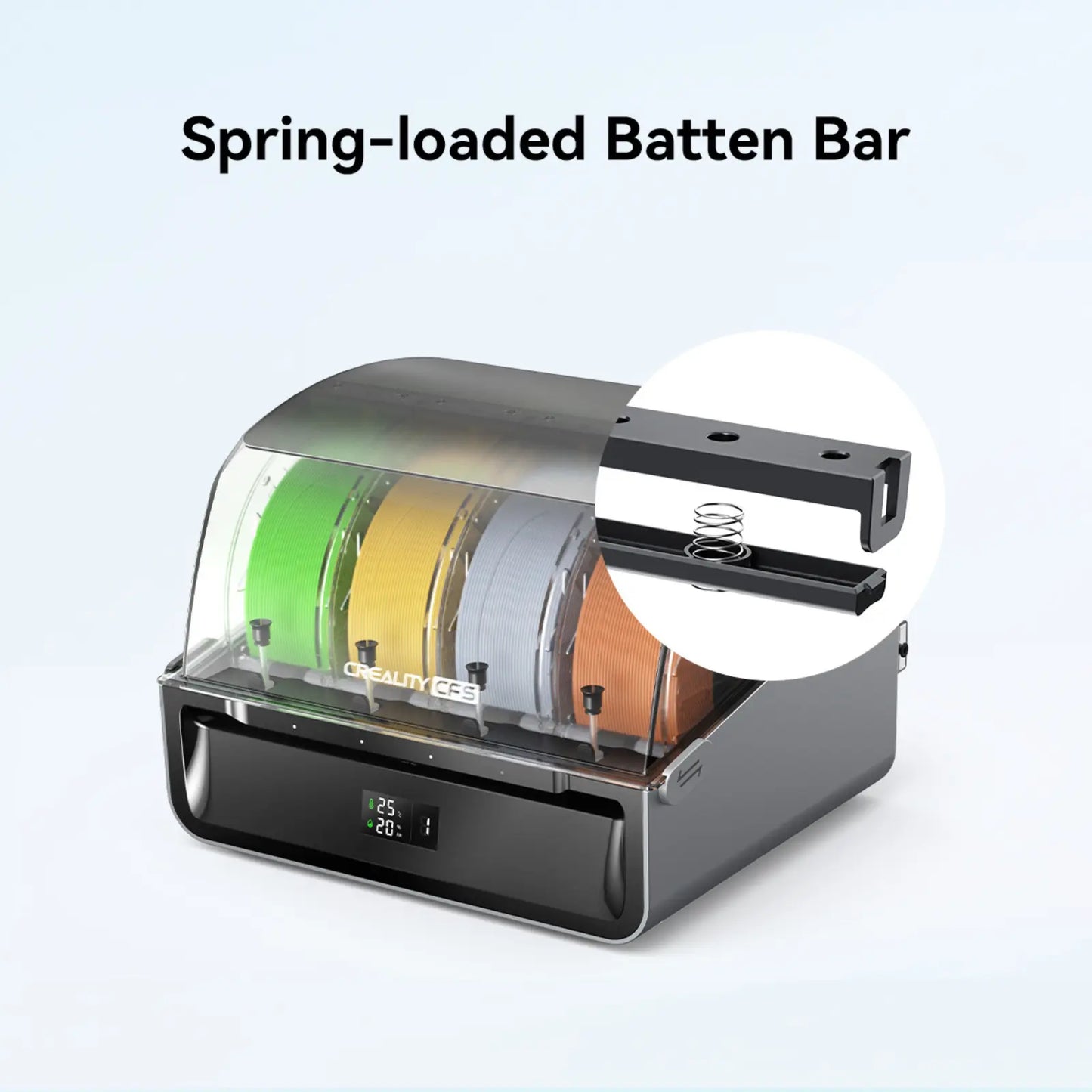 Creality CFS Multi-Color 3D Printer Filament System, Auto Material Identification, Smart Switching/Relay, Supports 4 Parallel Devices for 16 Color Printing, Compatible with K2 Plus/Hi Series 3D Printers