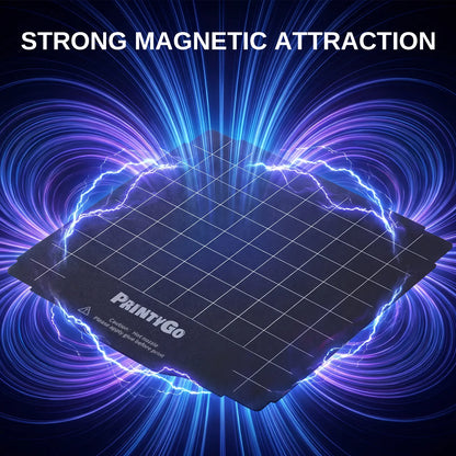 PrintyGo PEI Build Plate, Magnetic Flexible Textured PEI Sheet Heated Bed, High Flatness, Heated Bed Replacement for SainSmart PrintyGo & Kidoodle Kids’ Mini 3D Printer