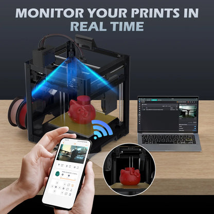 SainSmart X WonderMaker ZR Camera, 3D Printer Camera for 24H Real-Time Monitoring, Time-Lapse,  Ultra Clear Resolution, Compatible with WonderMaker ZR  Printer