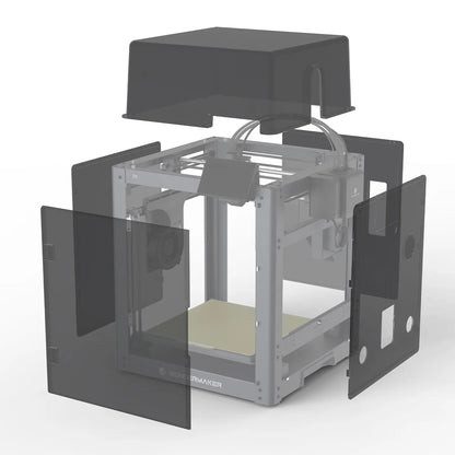 SainSmart x WonderMaker ZR 3D Printer Enclosure Kit, Safer, Quieter Cover with Built-In Air Filtration, Stable Temperature for High-Performance Filaments like ABS, ASA, PETG-CF