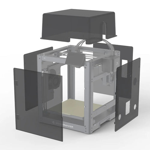 SainSmart x WonderMaker ZR 3D Printer Enclosure Kit, Safer, Quieter Cover with Built-In Air Filtration, Stable Temperature for High-Performance Filaments like ABS, ASA, PETG-CF