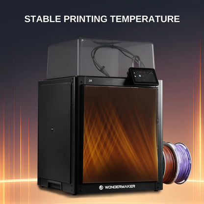 SainSmart x WonderMaker ZR 3D Printer Enclosure Kit, Safer, Quieter Cover with Built-In Air Filtration, Stable Temperature for High-Performance Filaments like ABS, ASA, PETG-CF