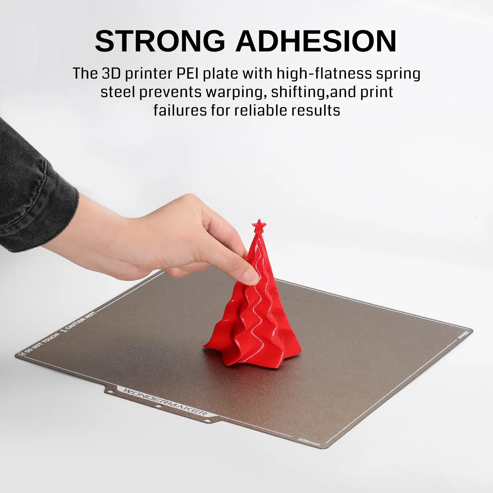 SainSmart x WonderMaker ZR PEI Spring Steel Build Plate - Thumbnail 3