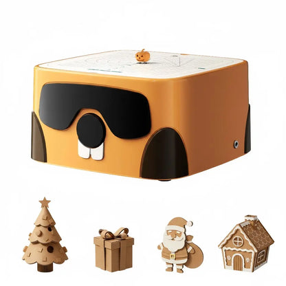 Cardboard Cutter C1 Kit, Blade-Free Auto Paper Cutting Tool, Empower Kids to Develop Maker Skills