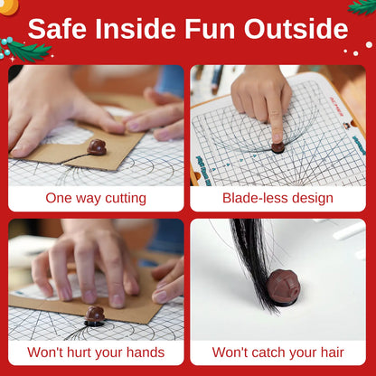 Cardboard Cutter C1 Kit, Blade-Free Auto Paper Cutting Tool, Empower Kids to Develop Maker Skills