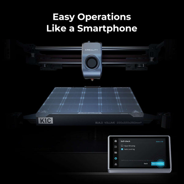 Creality K1C 3D Printer, Reliable Carbon Fiber Printing, 600mm/s Fast ...