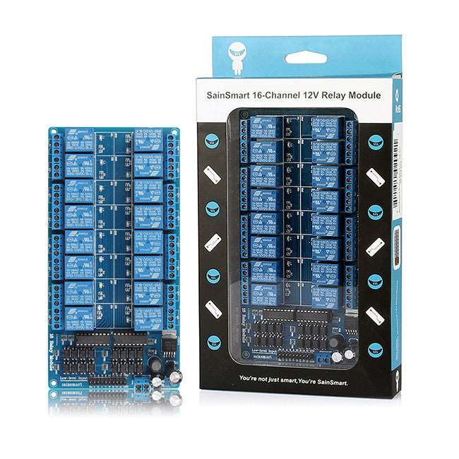 16-Channel 12V Relay Module – SainSmart.com