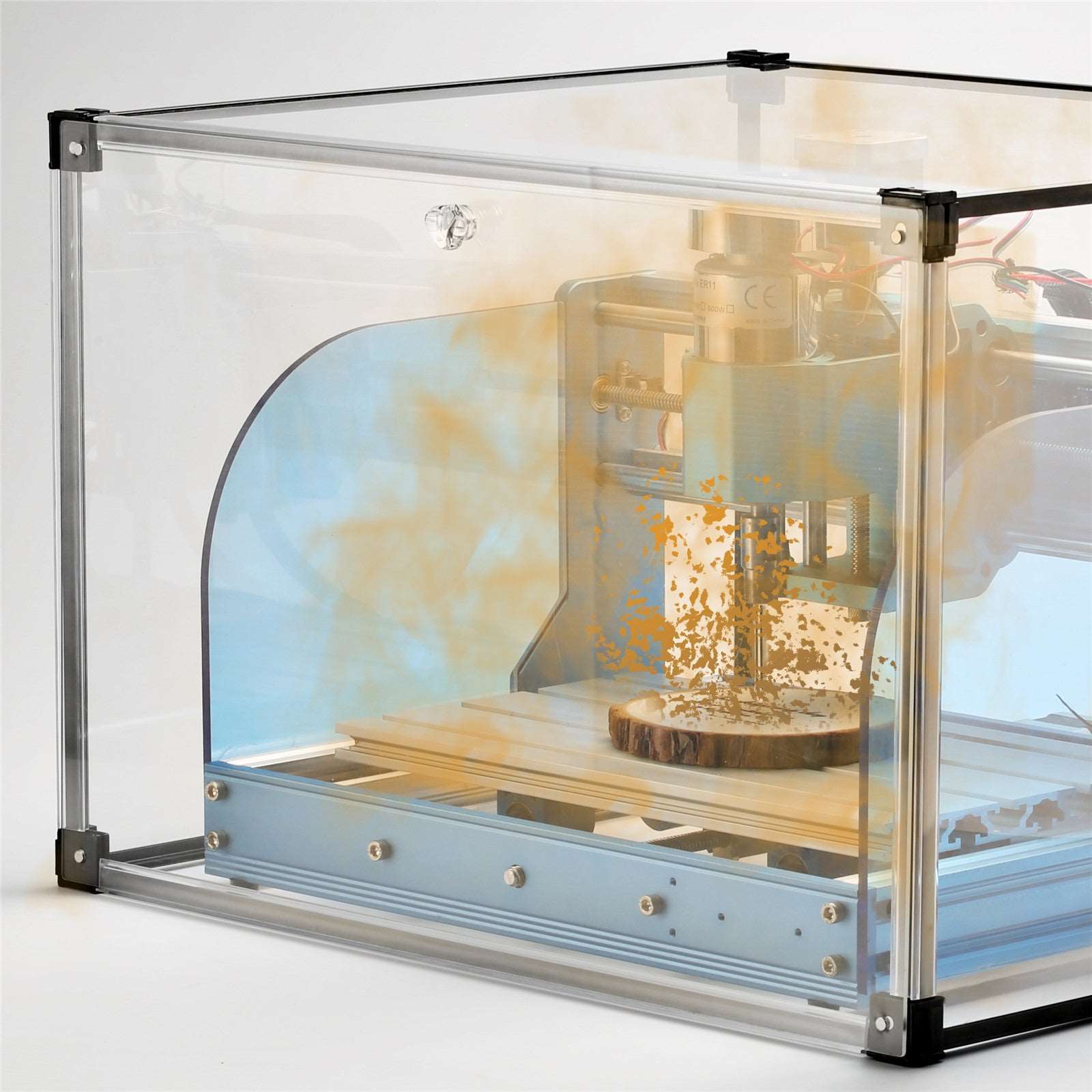 3018 KABA Lite Acrylic Desktop CNC Enclosure – SainSmart.com