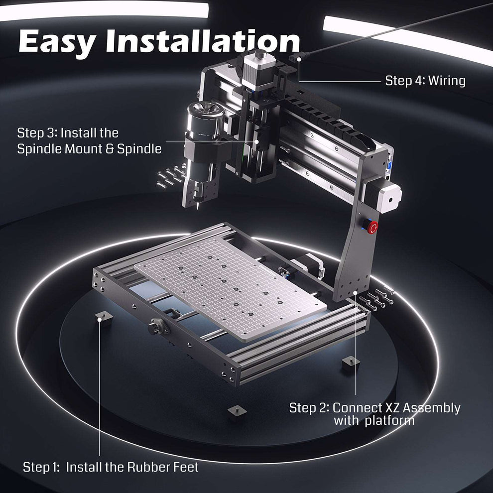 Genmitsu Kaba - Caja CNC plegable para máquina CNC, reducción de ruido, a prueba de polvo, con Genmitsu Kaba - Caja CNC plegable para máquina CNC, reducción de ruido, a prueba de polvo, con