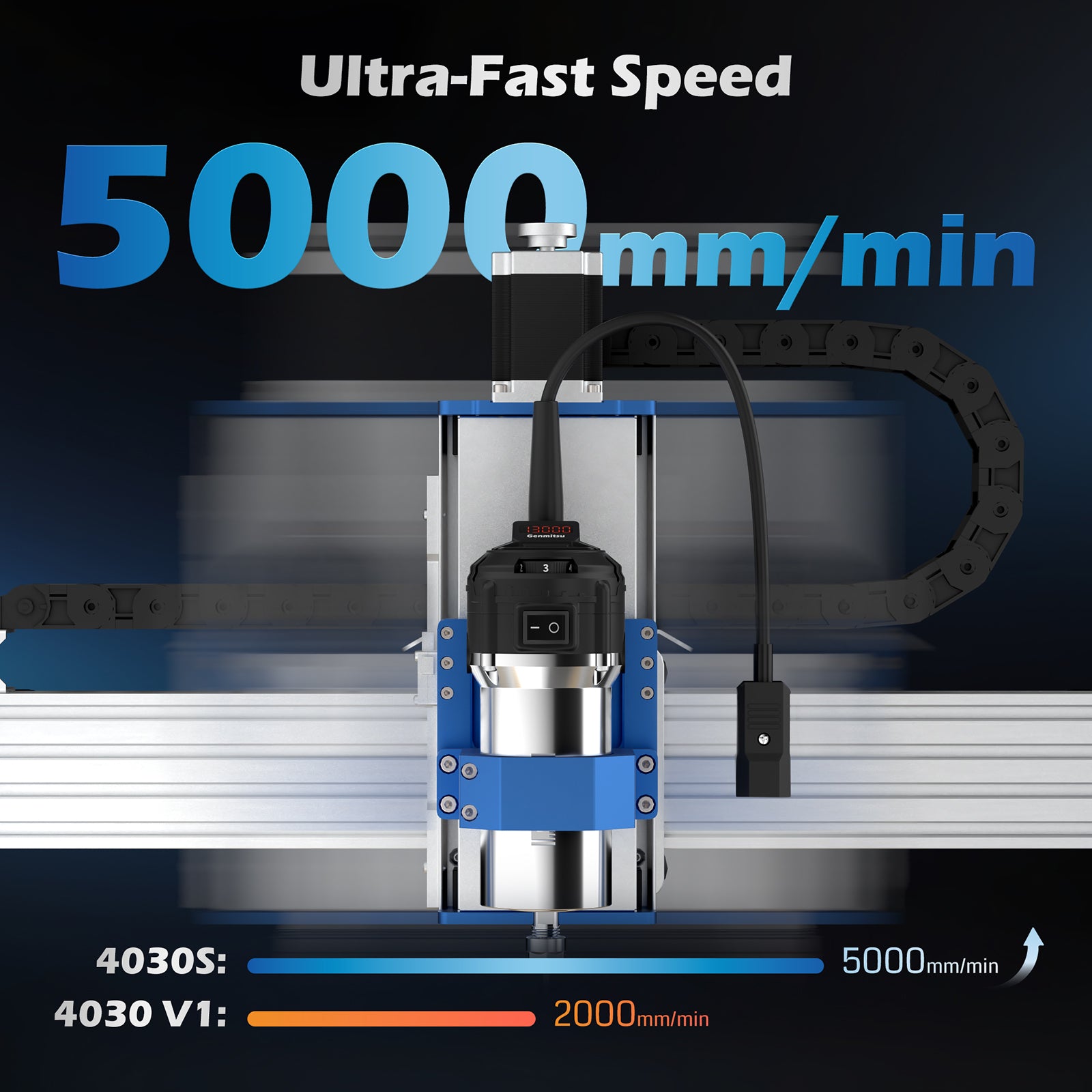 Genmitsu PROVerXL 4030S CNC Router | 710W Desktop CNC Machine for