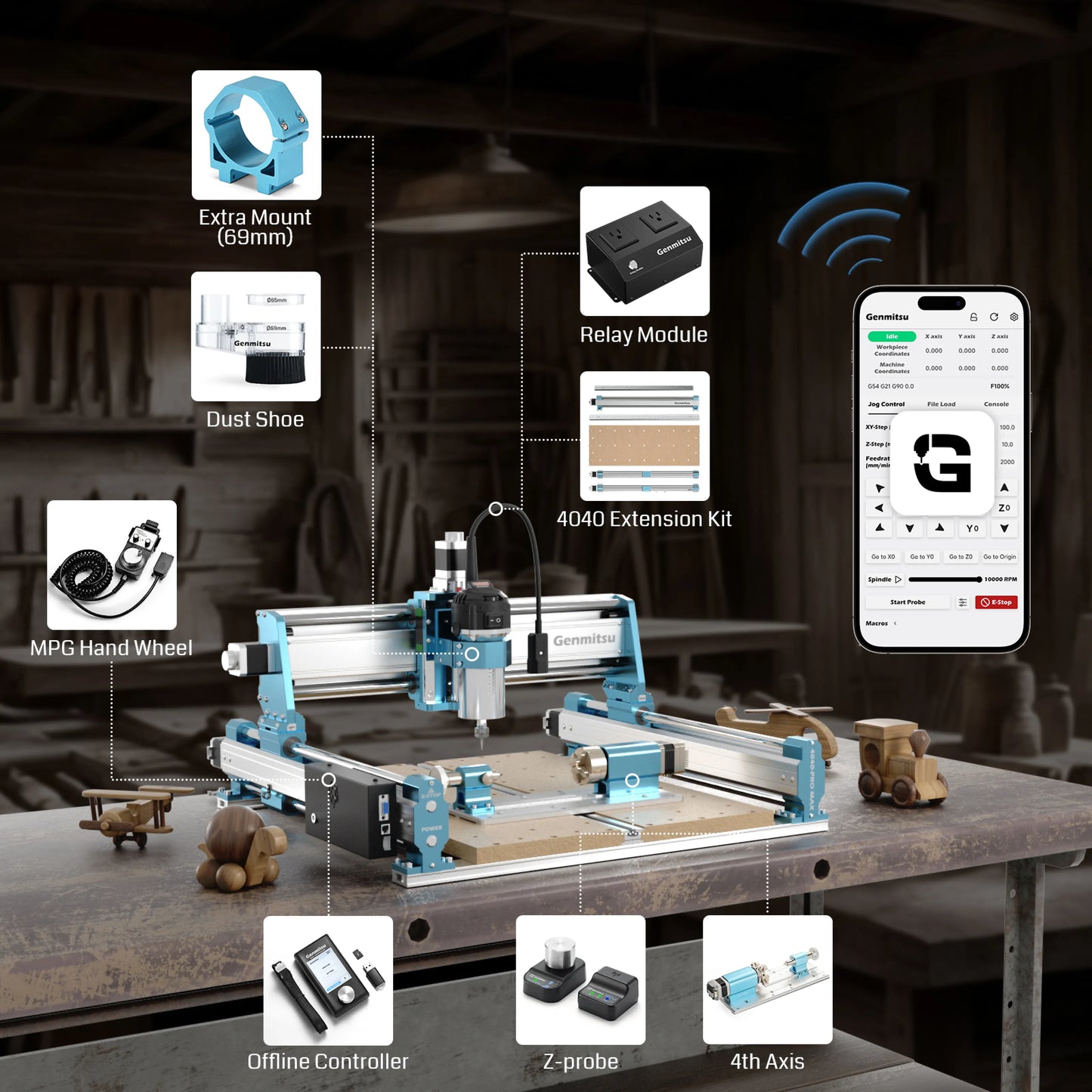 Genmitsu 4040-PRO MAX Desktop CNC router