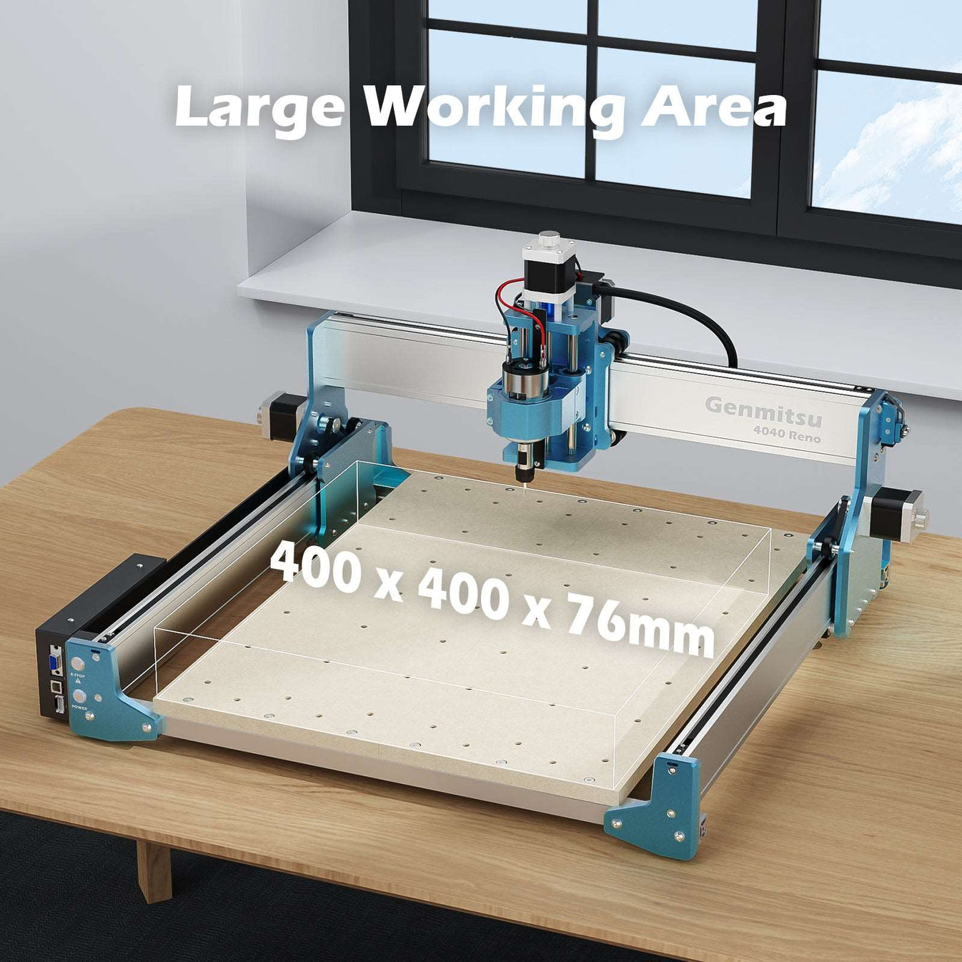 Best Desktop Cnc Router Genmitsu 4040 RENO Versatile 4x4 Desktop CNC Router Machine for Carving ...