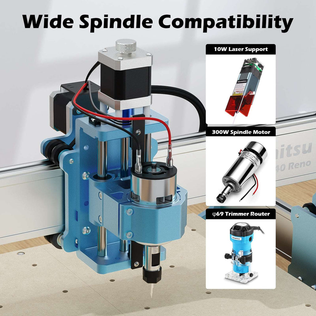 Genmitsu 4040 RENO Versatile 4x4 Desktop CNC Router Machine for Carving ...