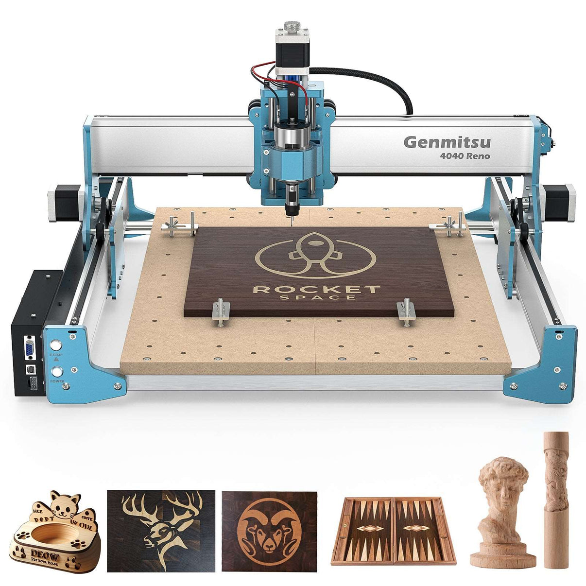 Genmitsu 4040 RENO Versatile 4x4 Desktop CNC Router Machine for Carving ...