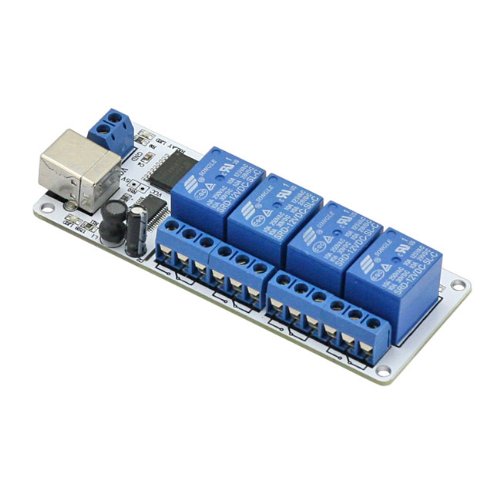 SainSmart 4-channel 5V USB Relay Module for Automation Robotics ...