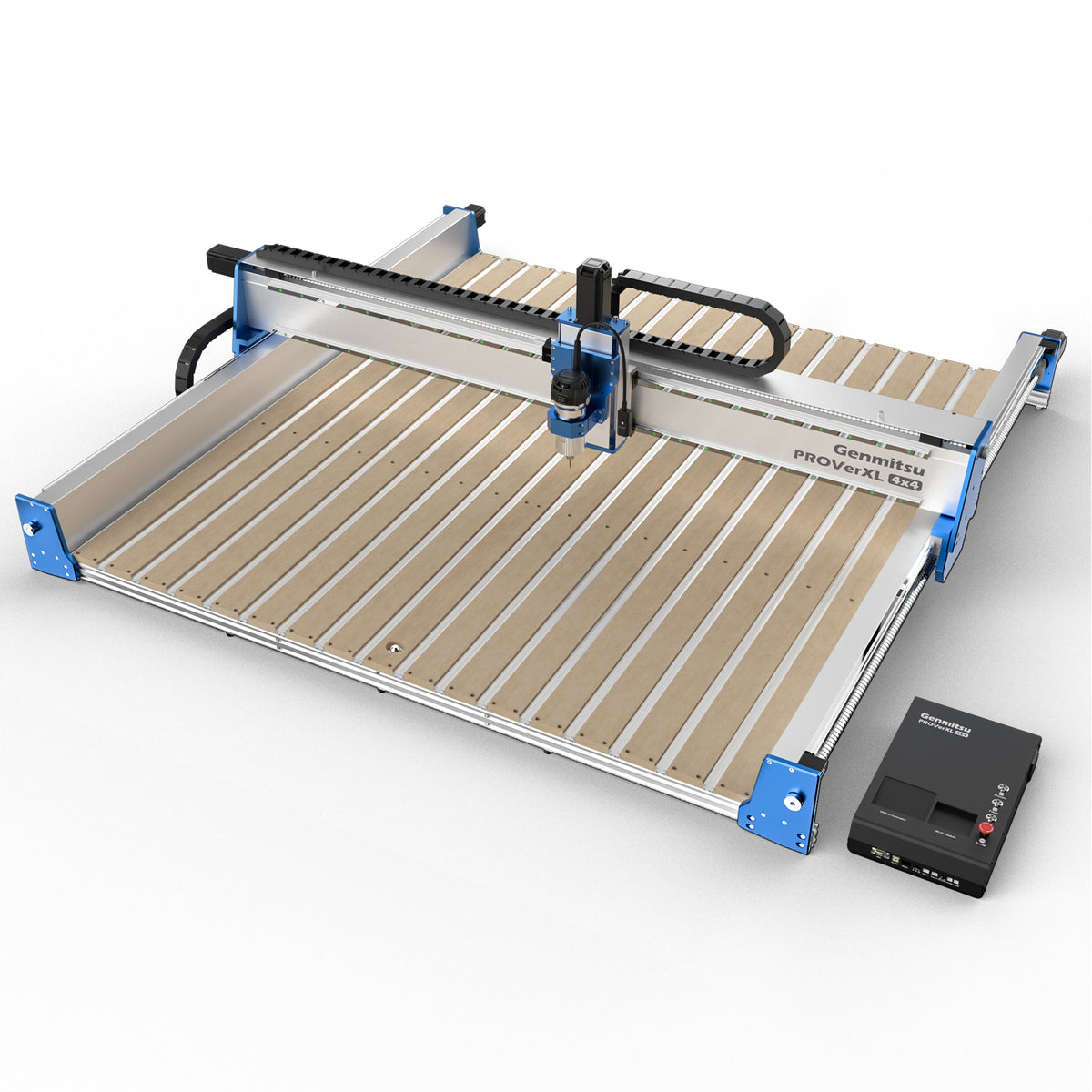 PROVerXL 4x4 CNC Router Machine, Support Dual Z-Axis, Closed-loop Stepper Motor, Ball Screw Drive System, 1300x1300 Work Area for Wood Metal Carving.