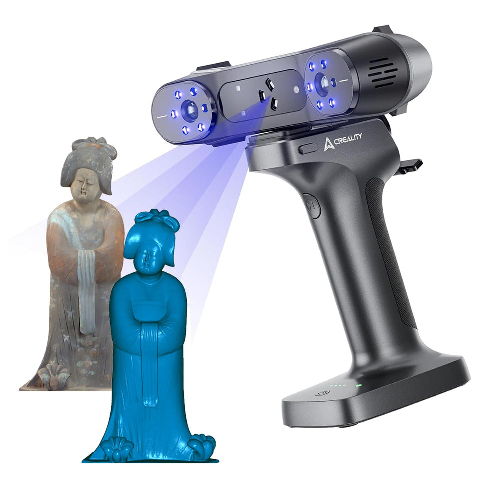 Creality – Scanner 3D CR-Scan Raptor, précision de 0.02mm, vitesse de balayage 60fps, Laser bleu, lumière NIR, Scanner d'impression 3D 7 Creality – Scanner 3D CR-Scan Raptor, précision de 0.02mm, vitesse de balayage 60fps, Laser bleu, lumière NIR, Scanner d'impression 3D 7
