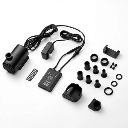 XPERTMATIC 25W DC Aquarium Pump, 925 GPH Variable Speed Fish Tank Pump, 11.5 ft Max Head, Ultra Quiet <25dB, 20-Level Adjustable Flow with 3 Modes, Submersible & Dry-Run Protection