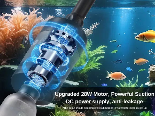 SainSmart 28W Powerful Fish Tank Cleaner, Four-stage Adjustable Effici ...