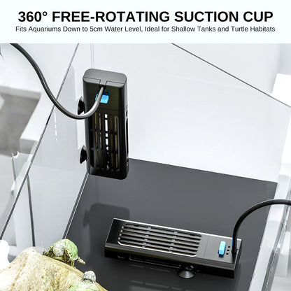 XPERTMATIC Premium 200W/300W Aquarium Heater for 15–26 Gal Tanks, 65–93°F Adjustable, Submersible Fish Tank Heater with External Probe & PID Control, Auto Shut-Off, Quartz Glass, Fresh & Saltwater Safe