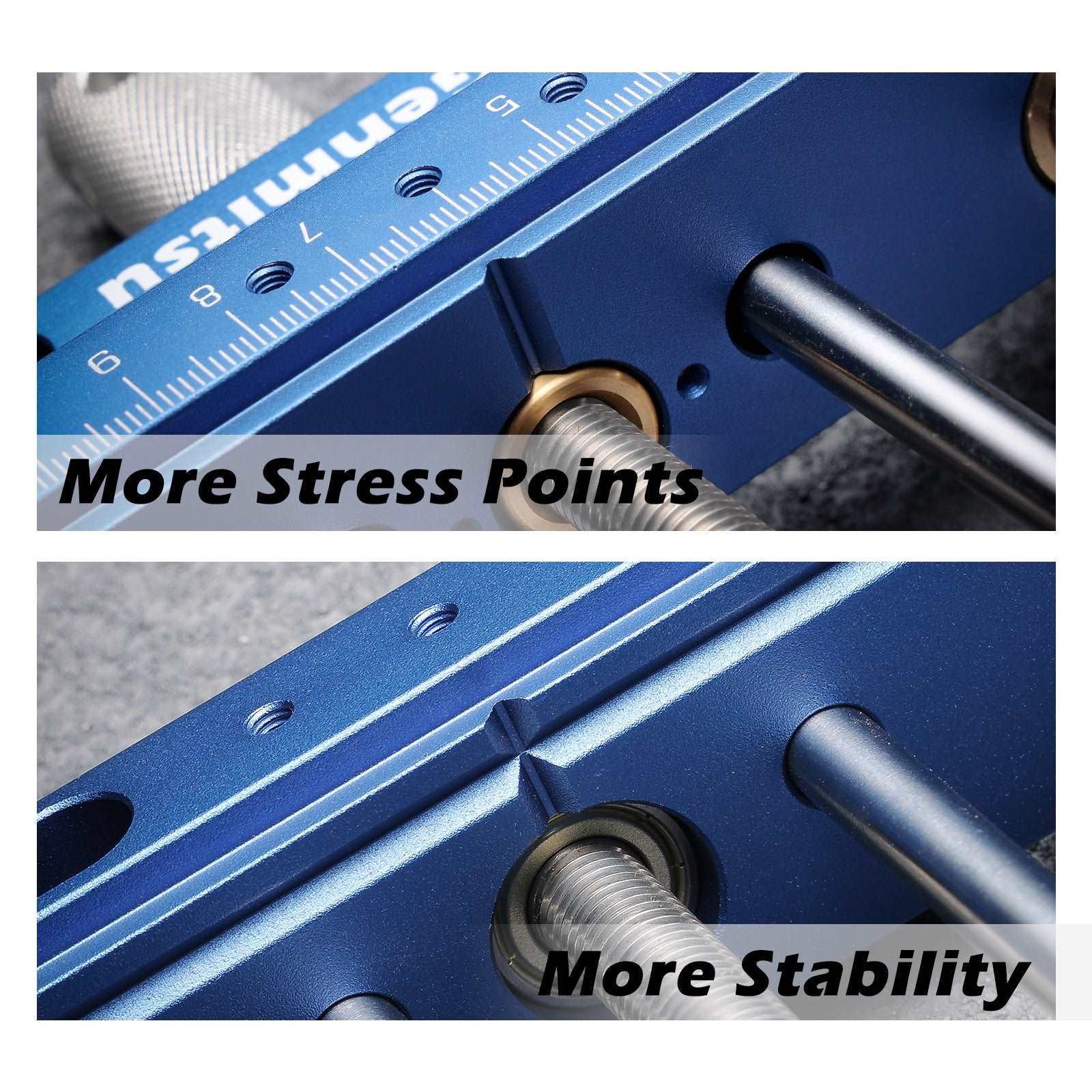 Genmitsu Aluminum Bench Vise Clamp Size 238 x 168 x 4.1mm