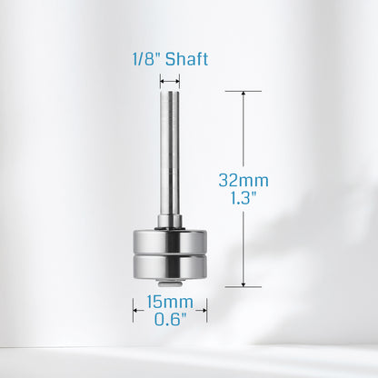 Drag Knife Cutter for CNC Router Machine, Precision 1/8" Shaft with Dual Bearings, Smooth Cutting Vinyl, Cardboard, Plastic, Rubber, 10PCS Blades Included