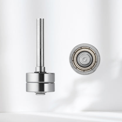 Drag Knife Cutter for CNC Router Machine, Precision 1/8" Shaft with Dual Bearings, Smooth Cutting Vinyl, Cardboard, Plastic, Rubber, 10PCS Blades Included