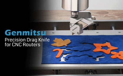 Drag Knife Cutter for CNC Router Machine, Precision 1/8" Shaft with Dual Bearings, Smooth Cutting Vinyl, Cardboard, Plastic, Rubber, 10PCS Blades Included