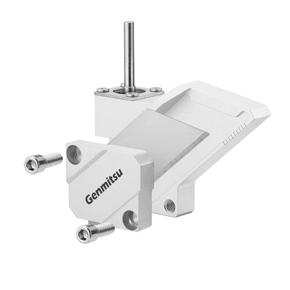 Mechanical component with 'Genmitsu' branding on a white background