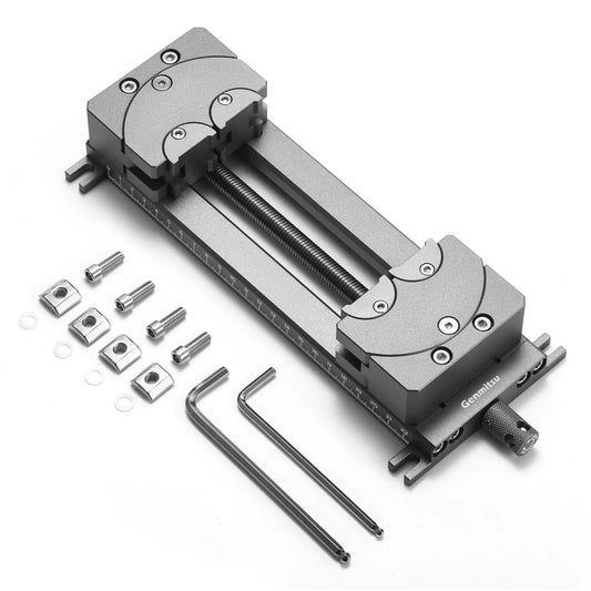 Fractal Vise Clamp  100° Adjustable Jaw for Irregular Shape, 120mm Clamping Range, Dual Fixation