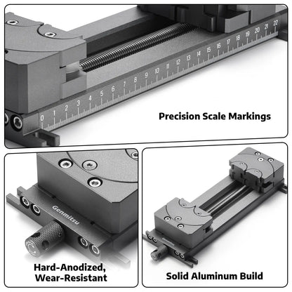Fractal Vise Clamp  100° Adjustable Jaw for Irregular Shape, 120mm Clamping Range, Dual Fixation