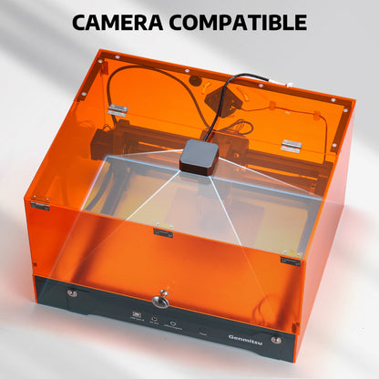 Laser Engraver Enclosure for Kortek, 362.7 × 294.6 × 210.3 mm