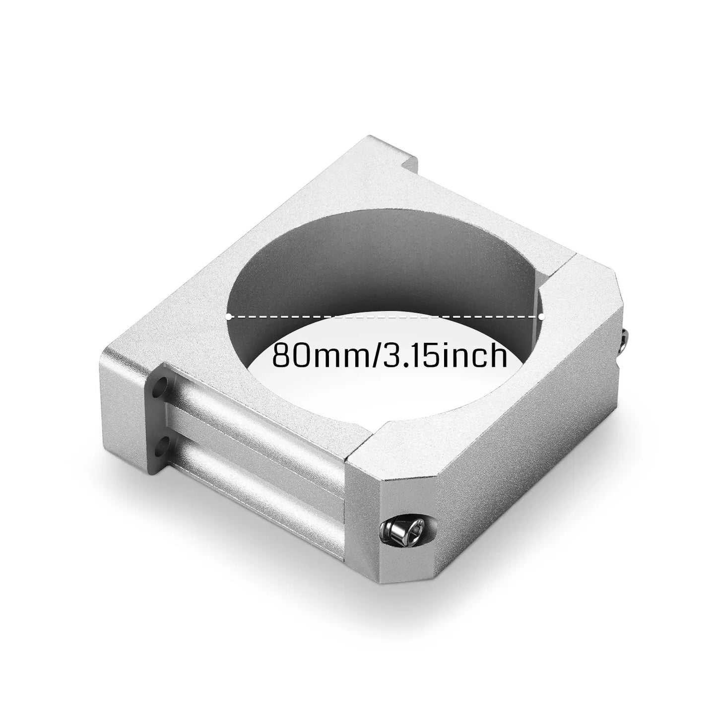 80mm Diameter Aluminum Spindle Motor Holder Mount for CNC Router Water-cooled Spindle of Genmitsu 4040-PRO MAX/3030-PROVer/3030-PROVer Ultra CNC Machine