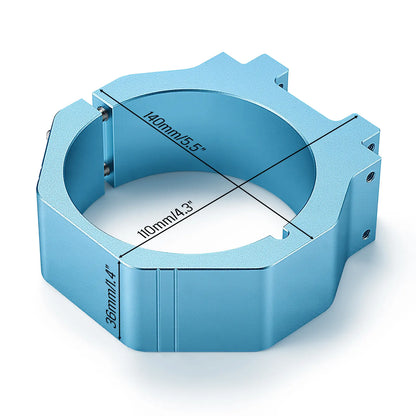 80mm Diameter Aluminum Spindle Motor Holder Mount for CNC Router Water-cooled Spindle of Genmitsu 4040-PRO MAX/3030-PROVer MAX/3030-PROVer Ultra CNC Machine
