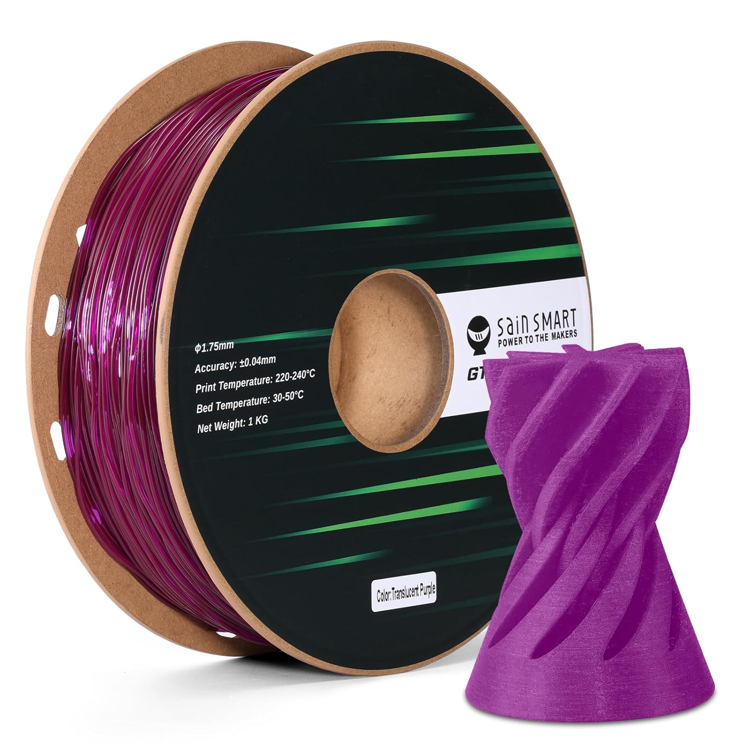 GT-3 High-Speed 95A Flexible TPU Filament, ±0.04mm, 1.75mm, 1kg GT-3 High-Speed 95A Flexible TPU Filament, ±0.04mm, 1.75mm, 1kg
