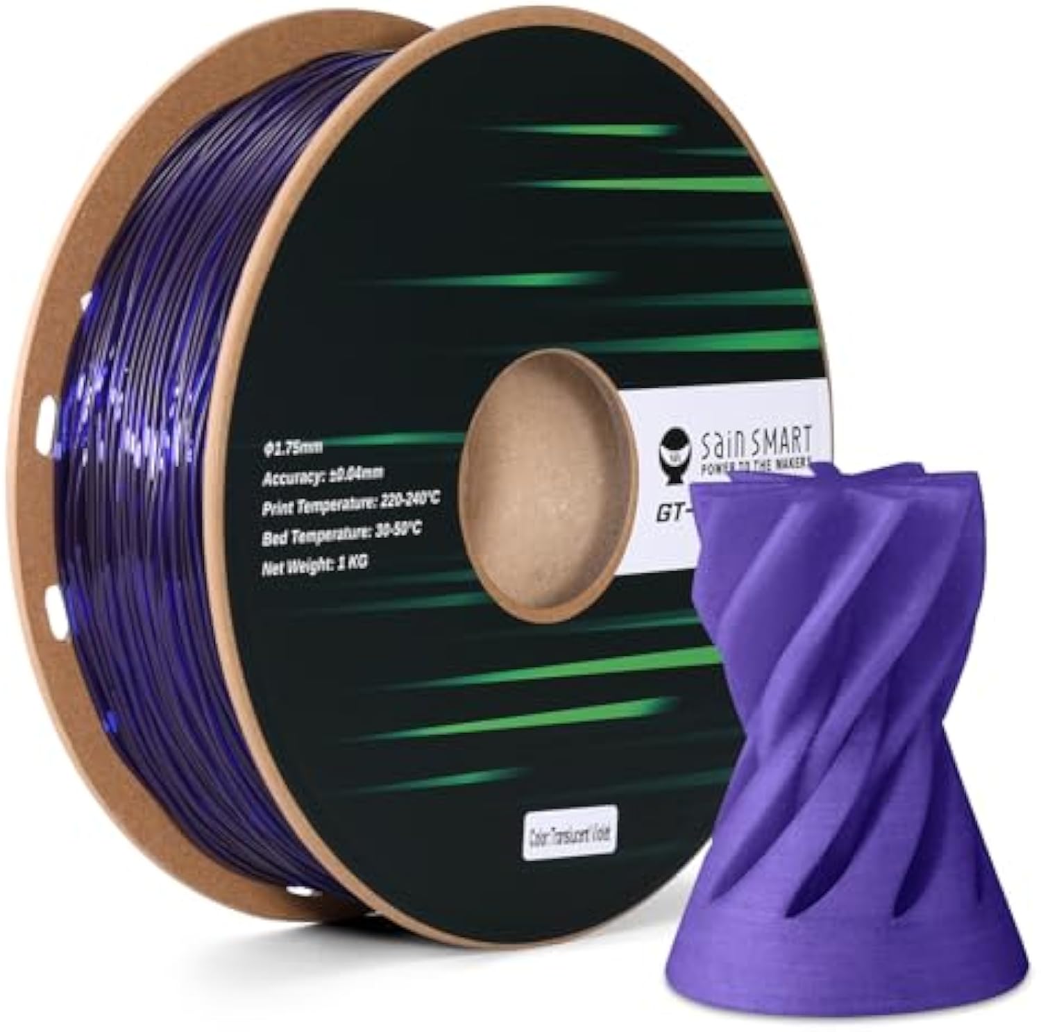 GT-3 High-Speed 95A Flexible TPU Filament, ±0.04mm, 1.75mm, 1kg