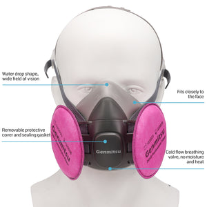 Reusable Respirator Mask Gas Protection, Full Face, Half Face