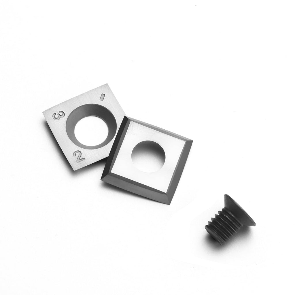 10pcs Tungsten Carbide Replacement Cutters, for Wood Turning Tools for