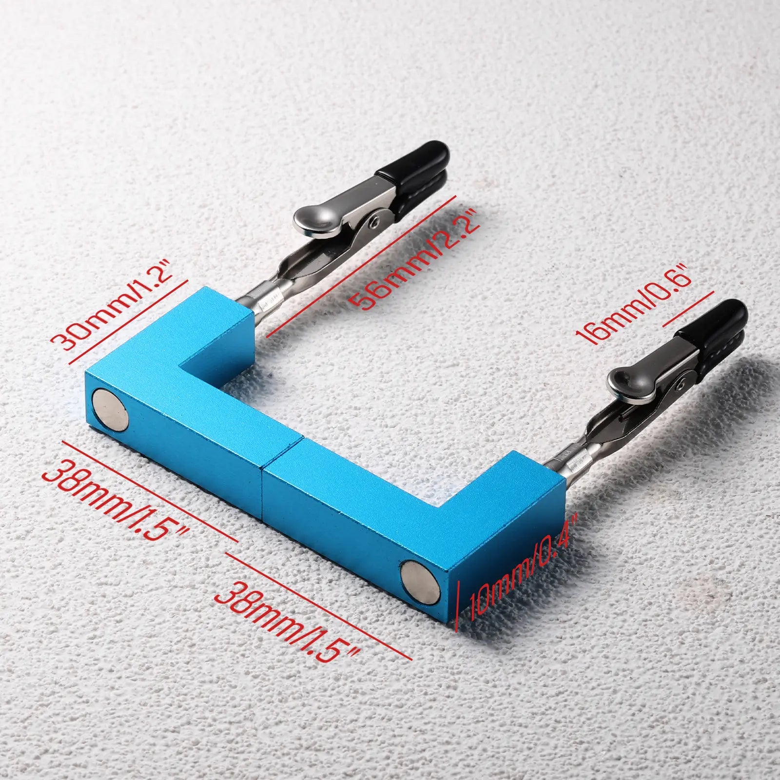 THIRD HAND SOLDERING STAND WITH MAGNIFIER MAGNIFYING GLASS 3 LENS 5 LED | HTE Babgladesh