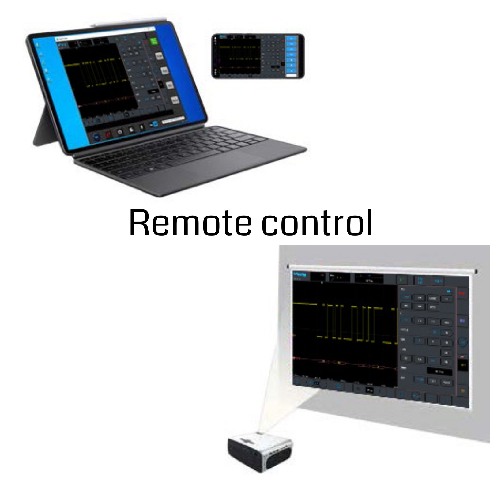 Micsig Oscilloscope MDO2504 | Tablet Storage Oscilloscope | 4
