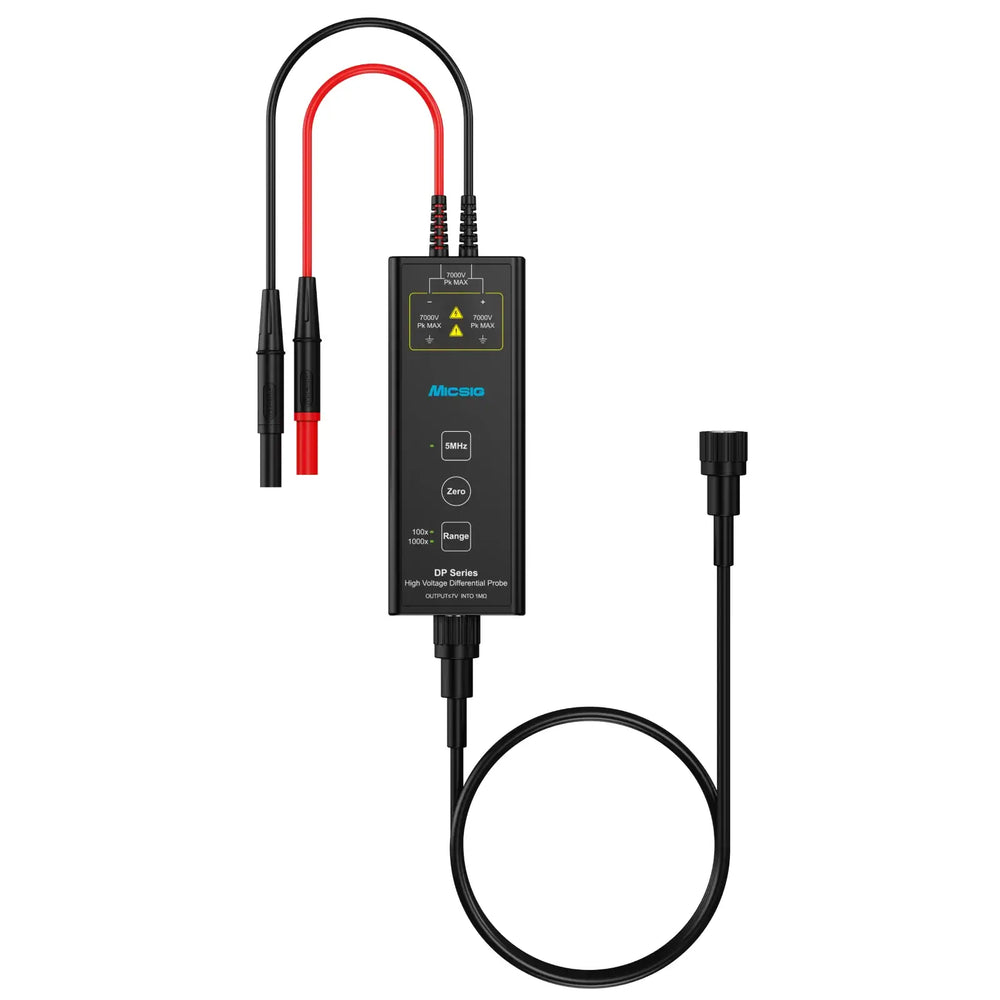 Micsig DP Series High-Voltage Differential Probe 100Hz bandwidth, DP70 Micsig DP Series High-Voltage Differential Probe 100Hz bandwidth, DP70