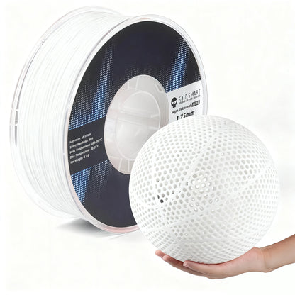 PEBA Filament Flexible High Rebound, 1.75mm 90A 1KG, Super TPU with 78% High Rebound, 20% Lighter & 2X Faster Printing, Nylon-Based Strength, Adjustable Flexibility